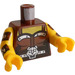 LEGO Reddish Brown Sherry Scratchen-Post Minifig Torso (973 / 76382)