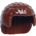LEGO Reddish Brown Short Coiled Hair with Rounded Top (21778)