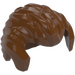 LEGO Reddish Brown Short Hair Swept Back with Widow's Peak and Sideburns (21268)