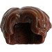 LEGO Reddish Brown Short Hair with Parting (3277)