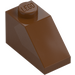 LEGO Reddish Brown Slope 1 x 2 (45°) (3040 / 6270)