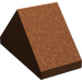 LEGO Brun rougeâtre Pente 1 x 2 (45°) Double avec barre intérieure (3044)