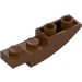 LEGO Rødbrun Skråning 1 x 4 Buet Omvendt (13547)