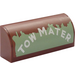 LEGO Reddish Brown Slope 1 x 4 Curved with &quot;TOW MATER&quot; (Right) Sticker (6191)