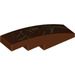 LEGO Reddish Brown Slope 1 x 4 Curved with Vines (11153)