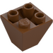 LEGO Rødbrun Skråning 2 x 2 (45°) Omvendt (3676)