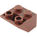 LEGO Rötlich-braun Steigung 2 x 2 (45°) Invertiert mit flachem Abstandshalter darunter (3660)