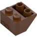 LEGO Reddish Brown Slope 2 x 2 (45°) Inverted with Hollow Tube Spacer Underneath (76959)