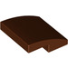 LEGO Reddish Brown Slope 2 x 2 Curved (15068)