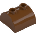 LEGO Reddish Brown Slope 2 x 2 Curved with 2 Studs on Top (30165)