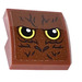 LEGO Reddish Brown Slope 2 x 2 Curved with Eyes Sticker (15068)