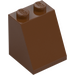 LEGO Reddish Brown Slope 2 x 2 x 2 (65°) with Bottom Tube (3678)