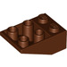 LEGO Roodachtig Bruin Helling 2 x 3 (25°) Omgekeerd zonder verbindingen tussen noppen (3747)