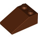 LEGO Brun rougeâtre Pente 2 x 3 (25°) avec surface rugueuse (3298)