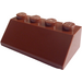 LEGO Reddish Brown Slope 2 x 4 (45°) with Smooth Surface (3037)