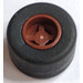 LEGO Reddish Brown Small Wheel With Slick Tyre