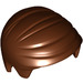 LEGO Reddish Brown Smooth Hair Combed Sideways (86400 / 99930)