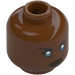 LEGO Reddish Brown Storm Head (Recessed Solid Stud) (3274 / 104141)