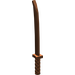 LEGO Rötliches Braun Schwert mit quadratischer Parier (Shamshir) (30173)