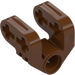 LEGO Reddish Brown Technic Cross Block 2 x 2 x 2 Bent 90 Split (Pin/Twin Axle) (42193 / 92907)