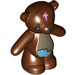 LEGO Rötlich-braun Teddy Bear mit Damage (16914 / 98382)