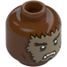 LEGO Reddish Brown The Werewolf Minifigure Head (Safety Stud) (3274 / 104156)