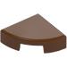 LEGO Reddish Brown Tile 1 x 1 Quarter Circle (25269)