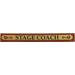 LEGO Reddish Brown Tile 1 x 8 with &quot;Stage Coach&quot; Sticker (4162)