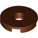 LEGO Reddish Brown Tile 2 x 2 Round with Hole in Center (15535)