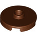 LEGO Reddish Brown Tile 2 x 2 Round with Stud (18674)