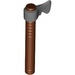 LEGO Reddish Brown Tomahawk Axe (13571)