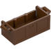 LEGO Reddish Brown Treasure Chest Bottom with Slots (4738 / 54195)