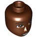 LEGO Reddish Brown Trevor Male Minidoll Head (84076 / 92240)