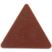 LEGO Roodachtig Bruin Driehoekig Sign met splitclip (30259 / 39728)