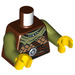 LEGO Rötlich-braun Viking Minifig Torso (973 / 76382)
