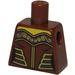 LEGO Reddish Brown Warrior Woman Torso without Arms (973)