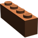 LEGO Reddish Brown Wedge 2 x 4 Sloped Left (43721)