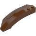 LEGO Reddish Brown Wedge Curved 3 x 8 x 2 Right (41749 / 42019)