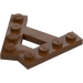 LEGO Reddish Brown Wedge Plate 1 x 4 A-Frame (45°) (15706)