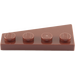 LEGO Roodachtig Bruin Wig Plaat 2 x 4 Vleugel Rechtsaf (41769)