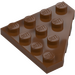 LEGO Reddish Brown Wedge Plate 4 x 4 Corner (30503)