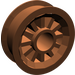 LEGO Reddish Brown Wheel Centre Spoked Small (30155)