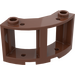 LEGO Reddish Brown Window Frame 3 x 3 Curved (73878)