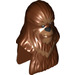 LEGO Reddish Brown Wookiee Head with Face and Chest Fur (19526)