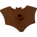 LEGO Rötliches Kupfer Fledermaus Schild narrow mit stud