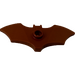 LEGO Reddish Copper Bat shield wide with stud