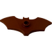 LEGO Rötliches Kupfer Fledermaus Schild Breit mit stud