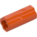 LEGO Naranja rojizo Eje Conector (Lisa con agujero en &quot;x&quot;) (59443)