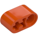 LEGO Rødlig orange Bjælke 2 med Aksel hul og Pin Hul (40147 / 74695)