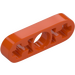 LEGO Rouge Orangé Faisceau 3 x 0.5 Mince avec Essieu des trous (6632 / 65123)